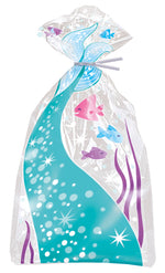 Mermaid Cellophane Bags, 5"x11", 20ct - Image 3