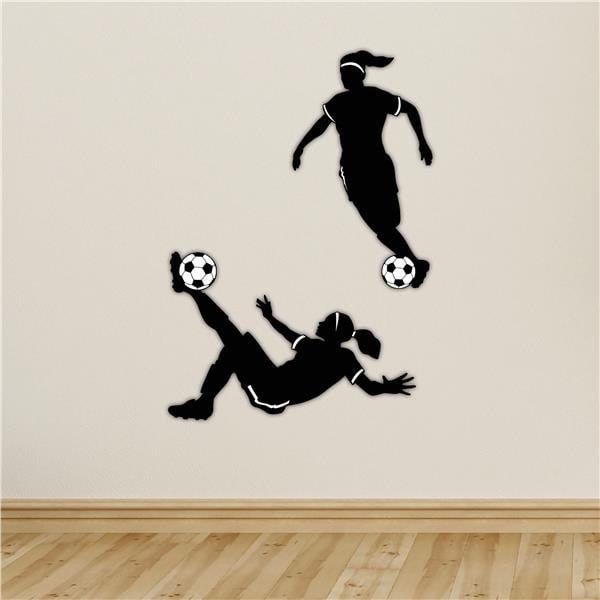 Female Soccer Player Cutouts
