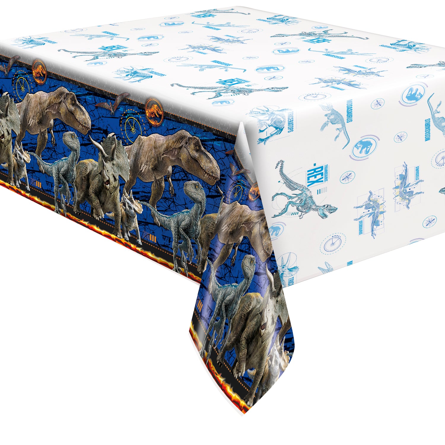 Jurassic World 2 Rectangular Plastic Table Cover, 54" x 84" - Image 2