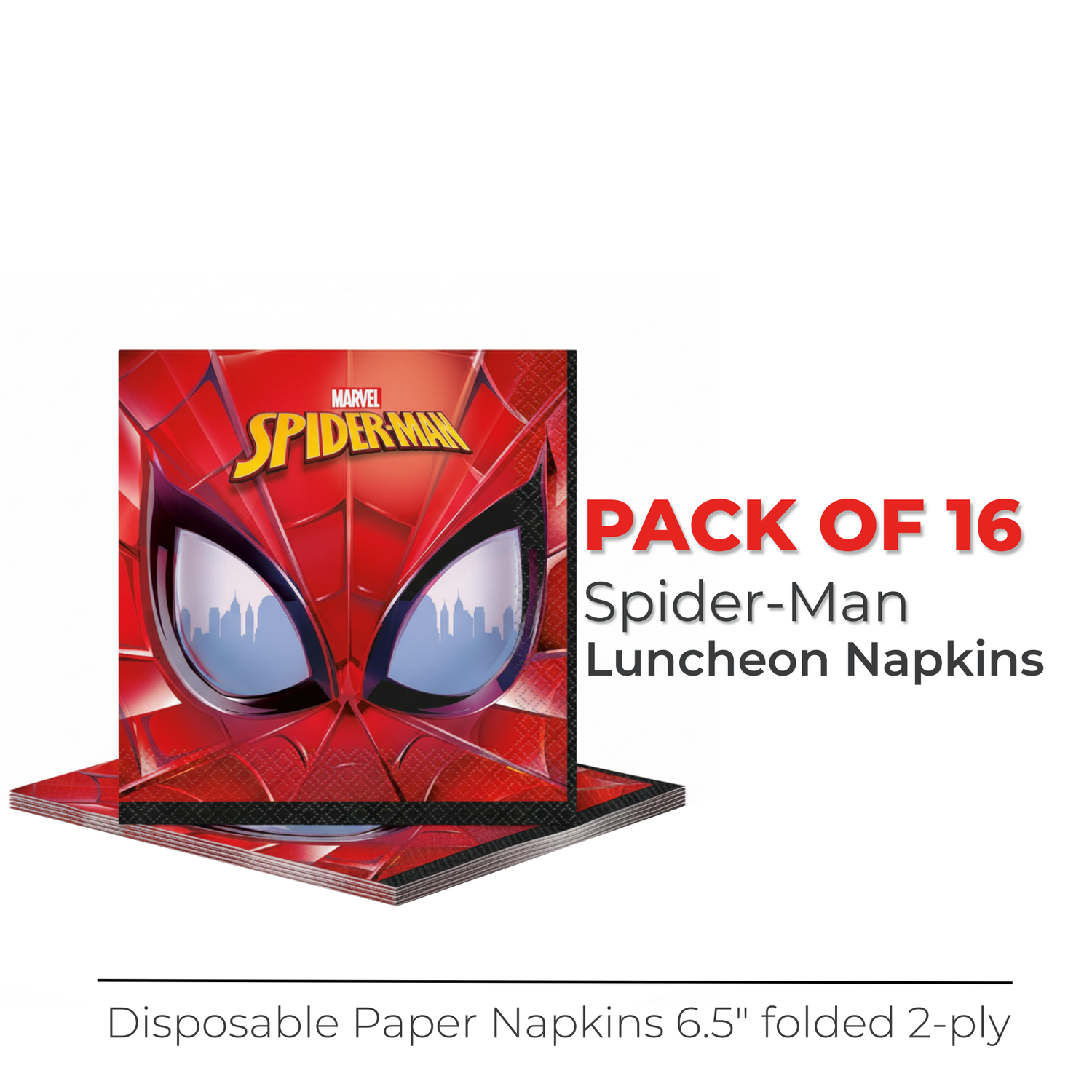 Spider-Man Luncheon Napkins, 16ct
