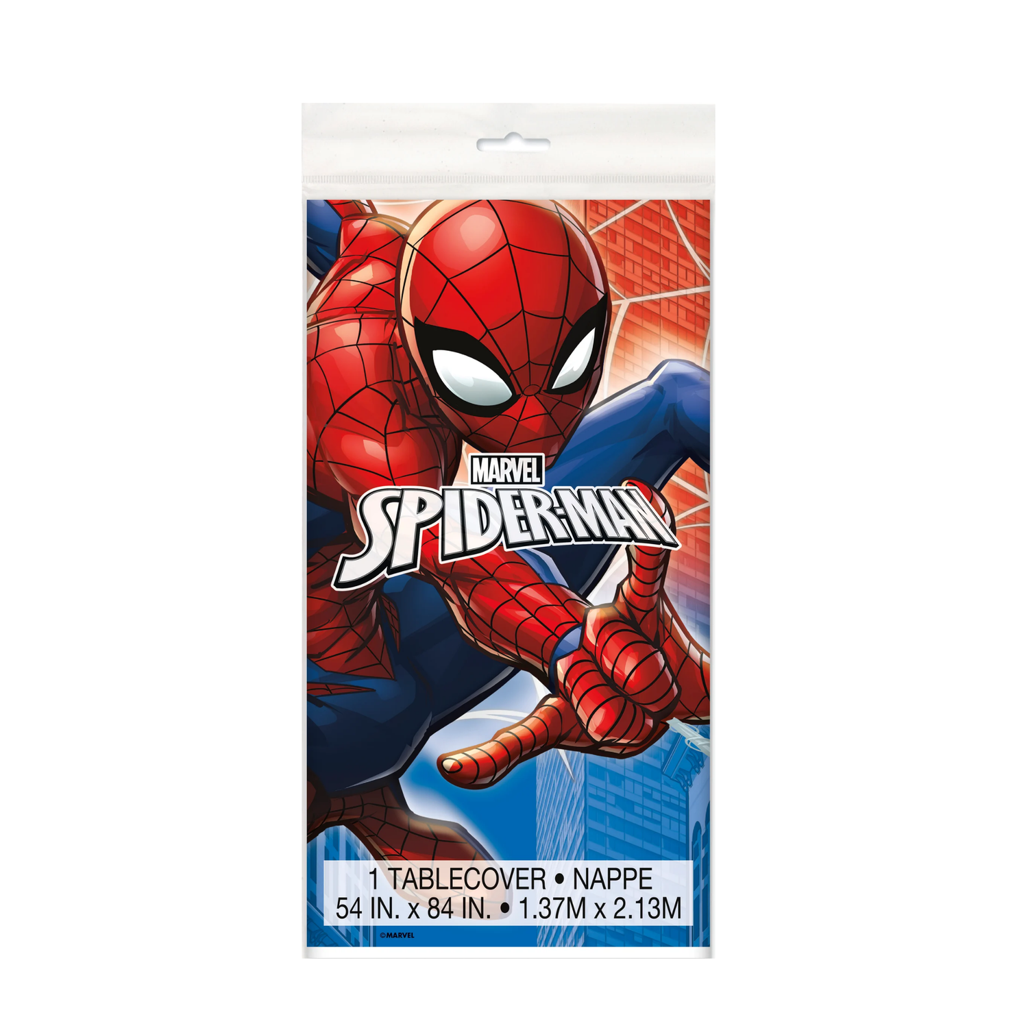 Spider-Man Rectangular Plastic Table Cover, 54" x 84"