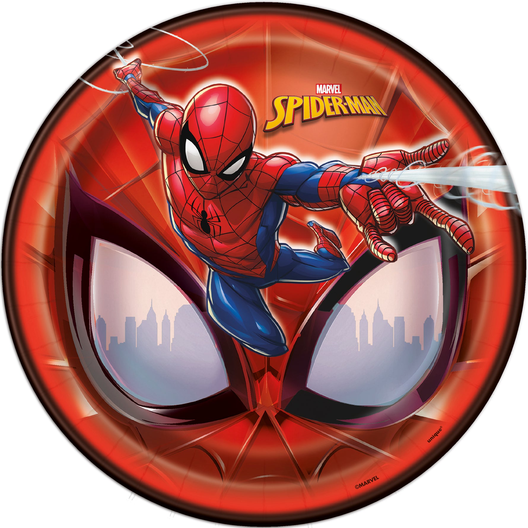 Spider-Man Round 9" Dinner Plates, 8ct