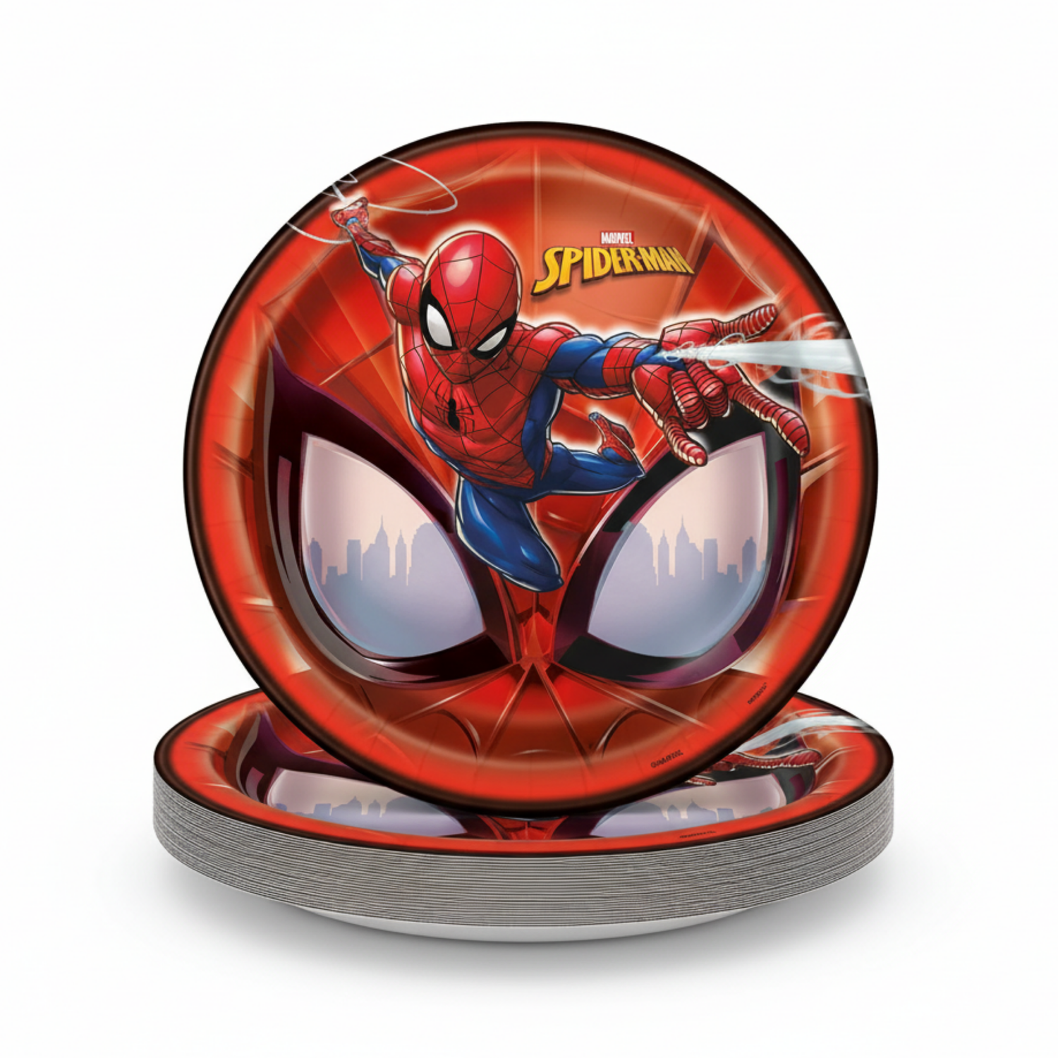 Spider-Man Round 9" Dinner Plates, 8ct