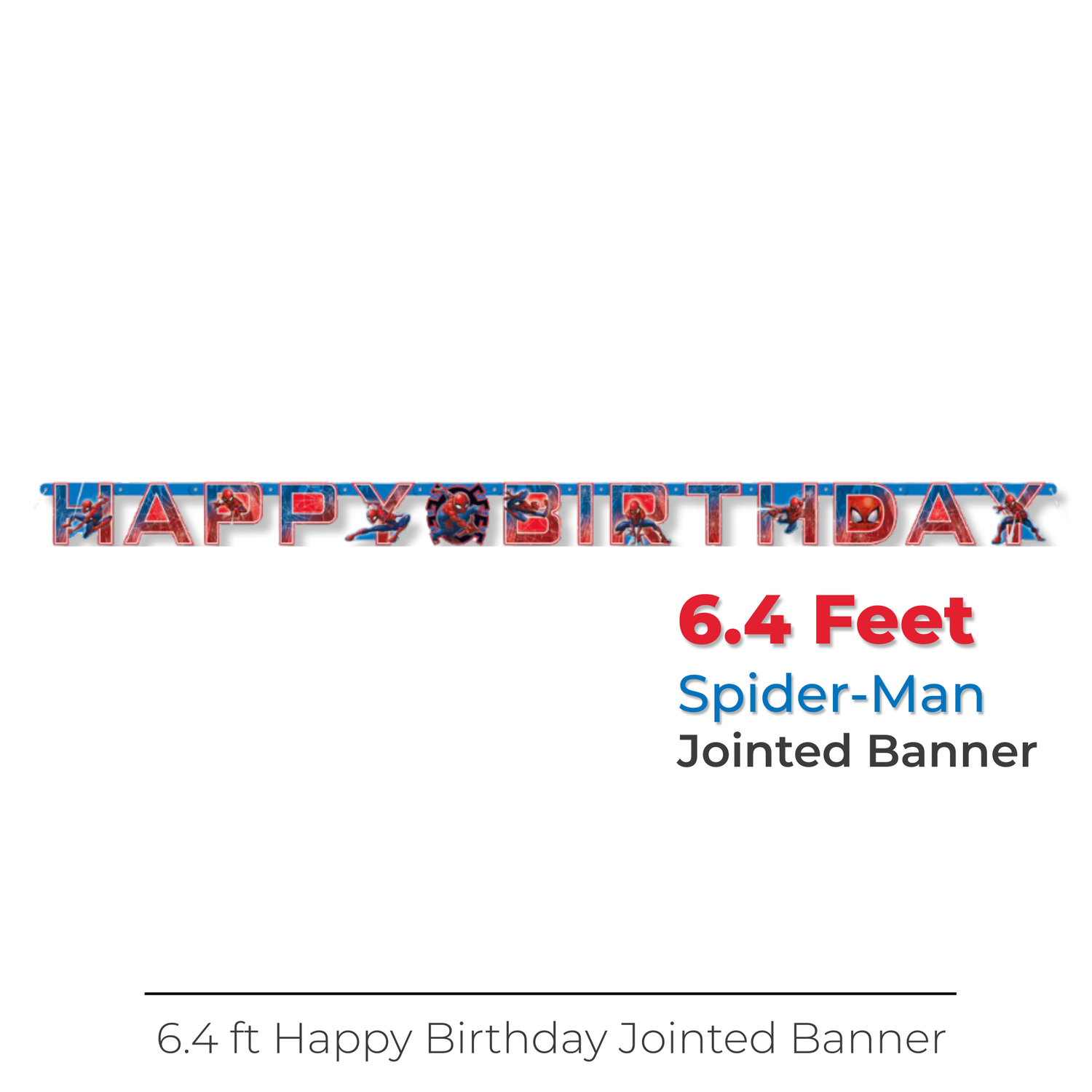 Spider-Man Large Jointed Banner