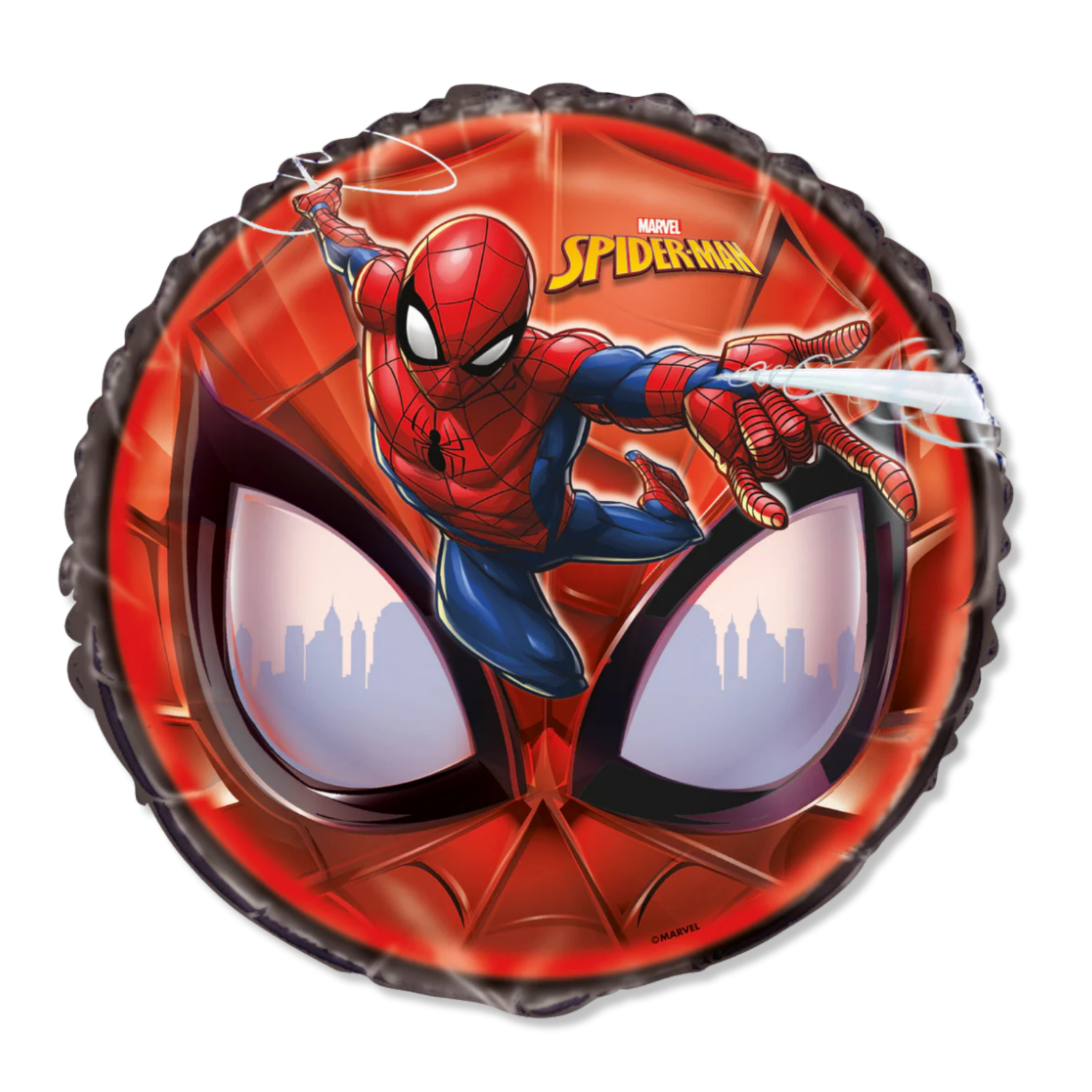 Spider-Man Round Foil Balloon 18", Bulk