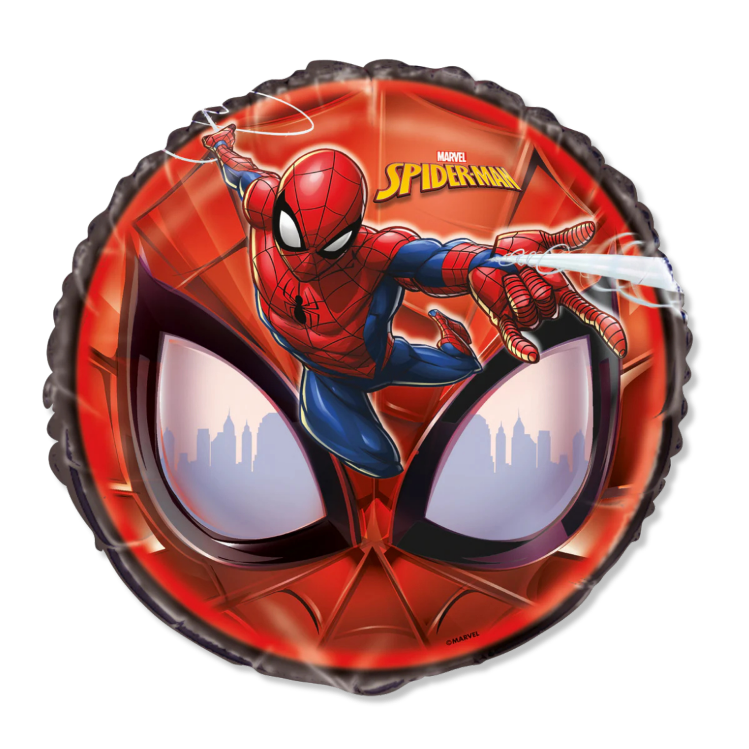 Spider-Man Round Foil Balloon 18", Packaged