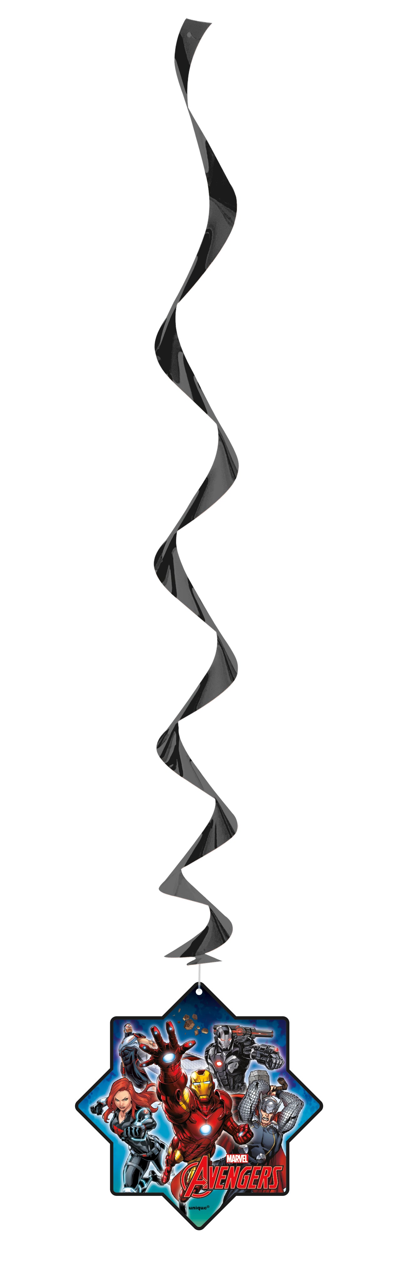 Avengers Hanging Swirl Decorations, 26", 3ct - Image 3