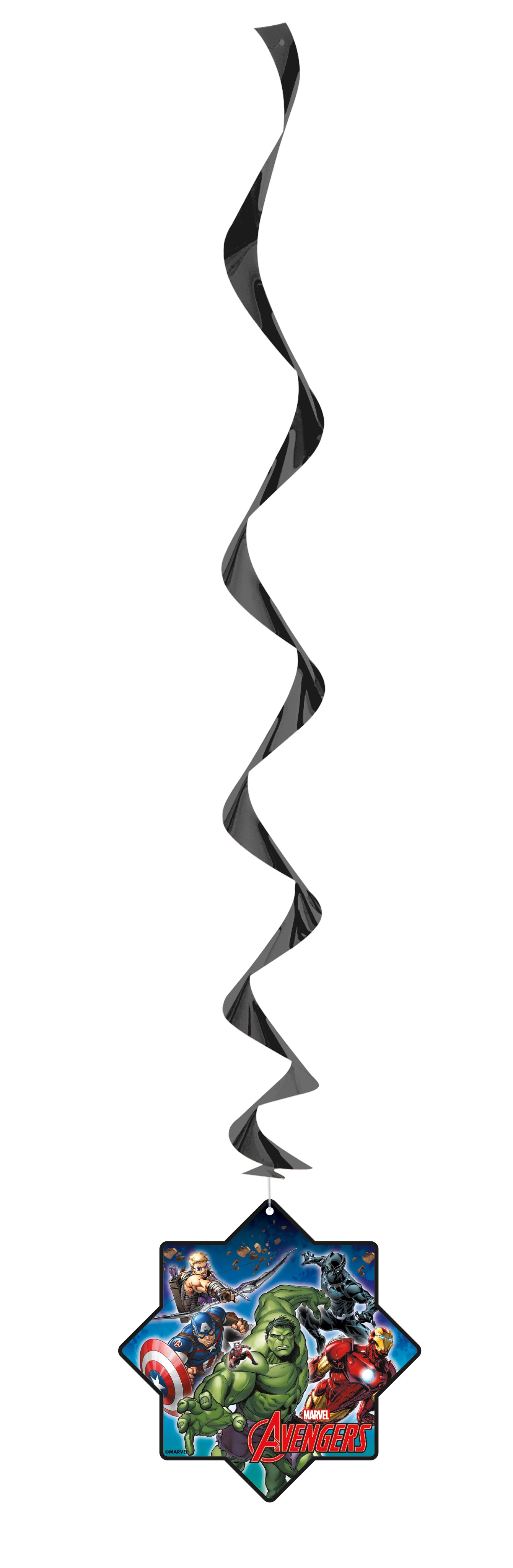Avengers Hanging Swirl Decorations, 26", 3ct - Image 2