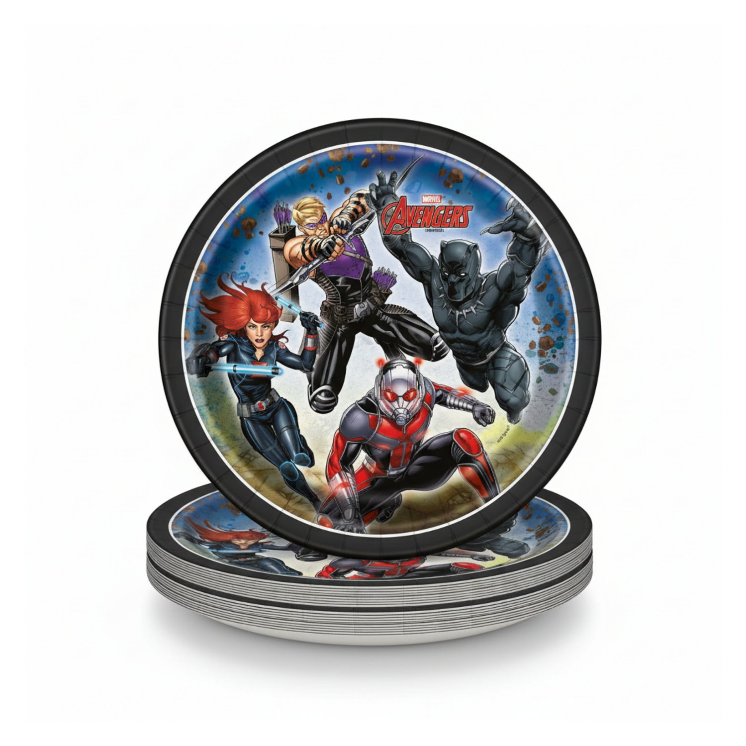 Avengers Round 7" Dessert Plates, 8ct