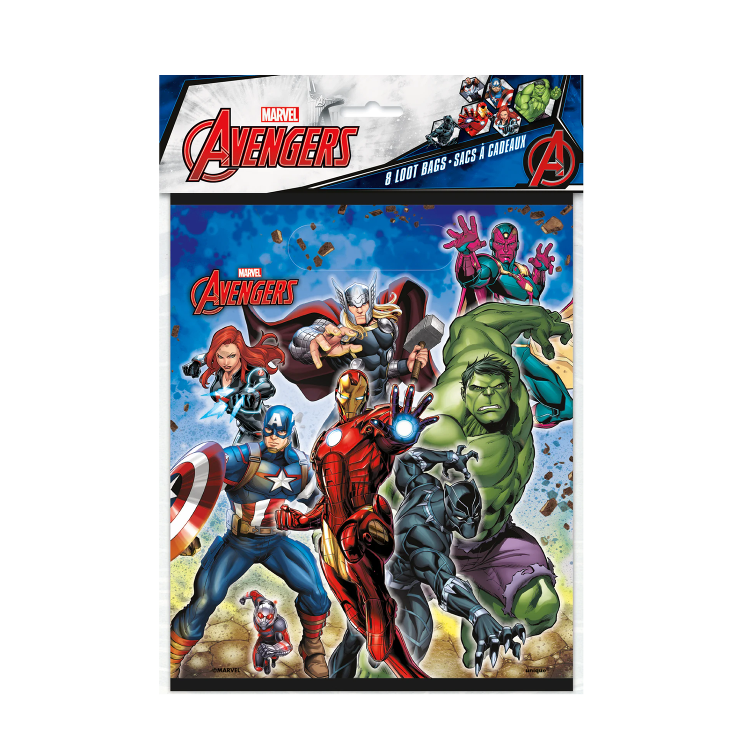 Avengers Loot Bags, 8ct