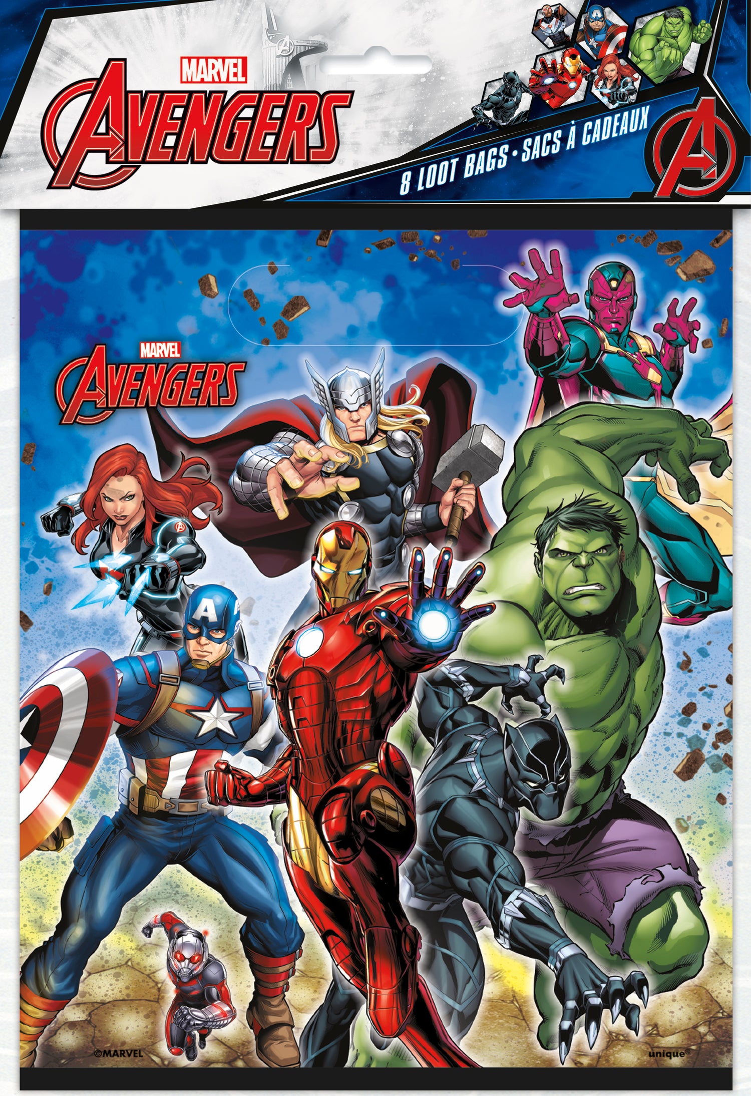Avengers Loot Bags, 8ct - Image 2