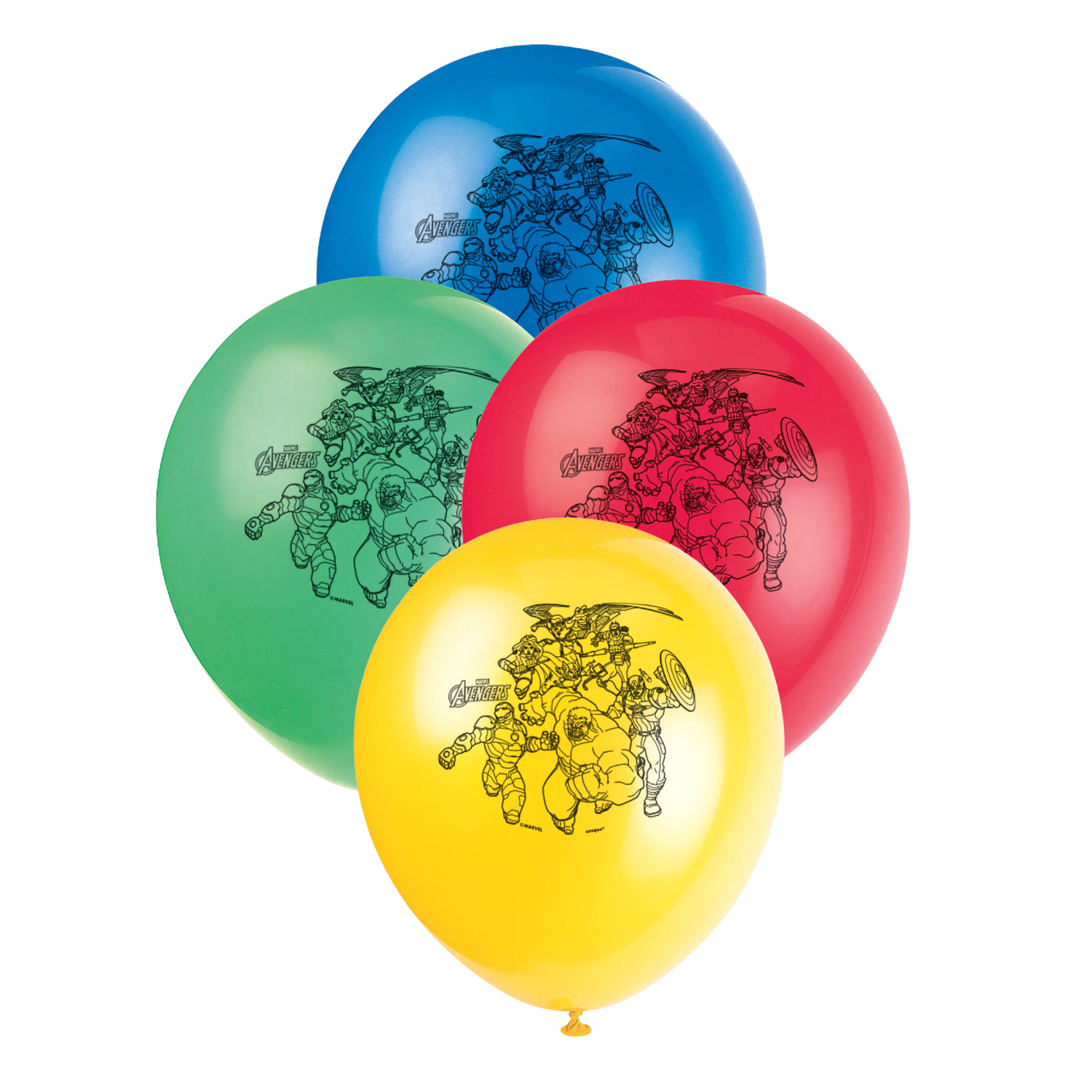 Avengers 12" Latex Balloons, 8ct