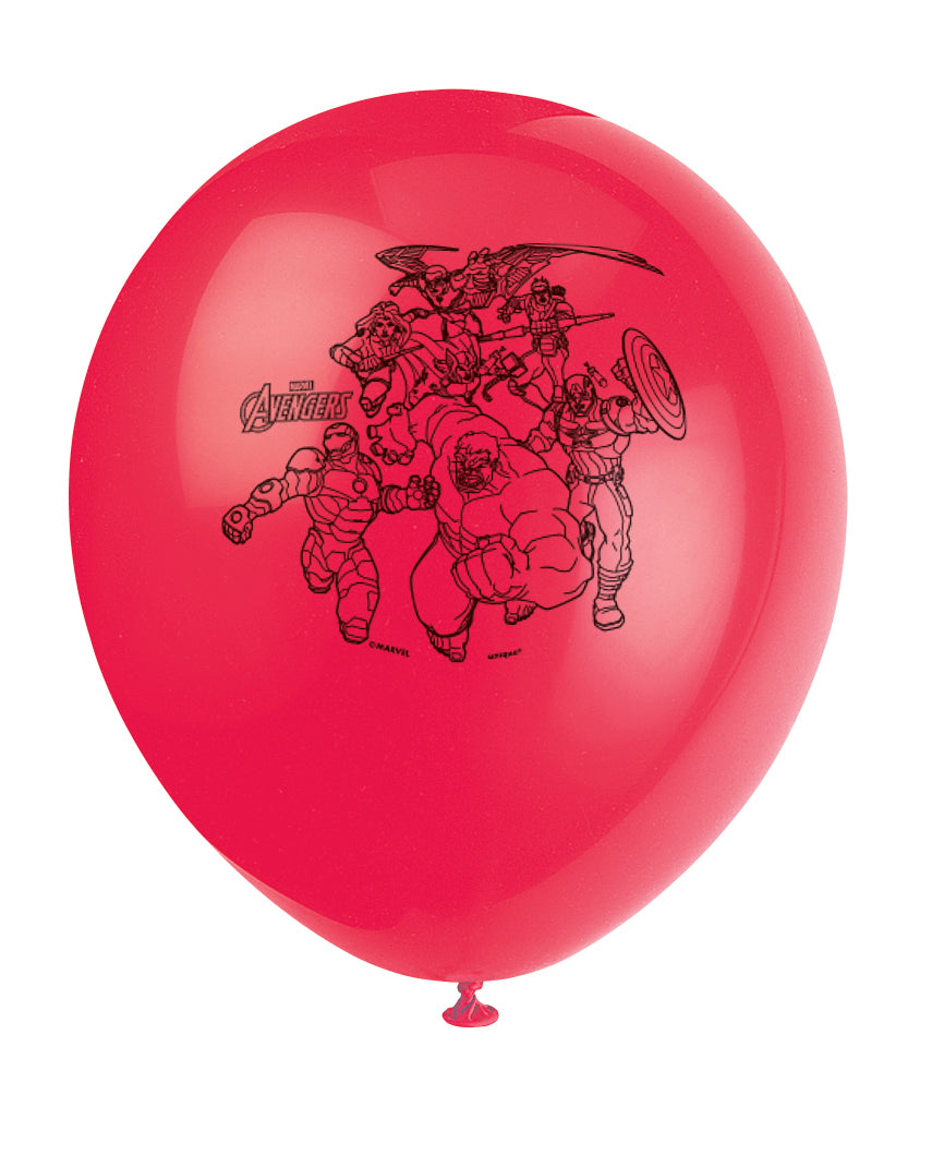 Avengers 12" Latex Balloons, 8ct - Image 2