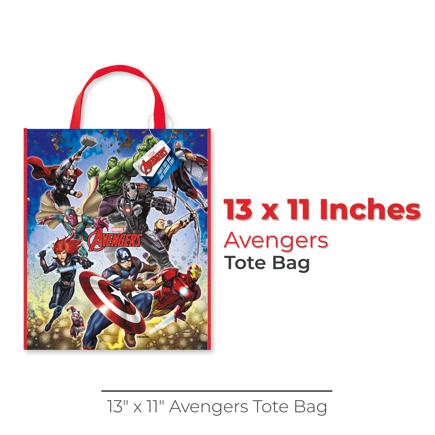Avengers Tote Bag, 13" x 11"
