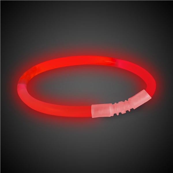 Red Glow 9" Bracelets