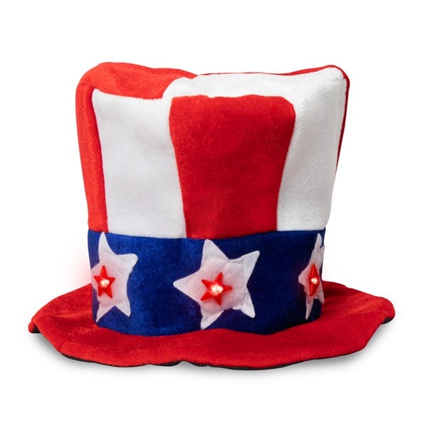 LED Uncle Sam Top Hat