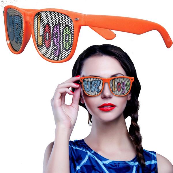 Orange Novelty Custom Sunglasses