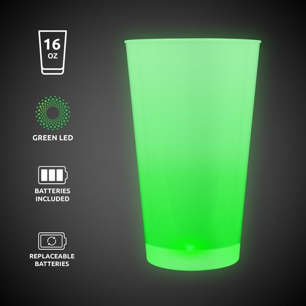 Green LED 16 oz. Cup