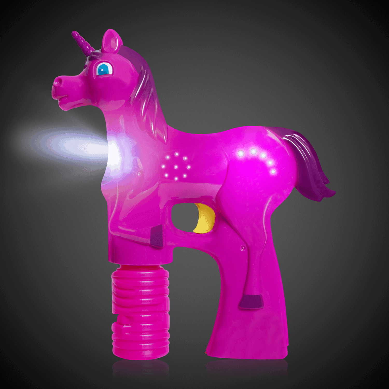 LED Unicorn Bubble Gun