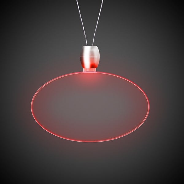 Red LED Pendant Necklaces