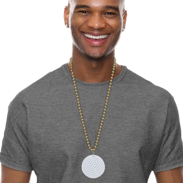 Golf Ball Plastic 2 1/2" Medallion