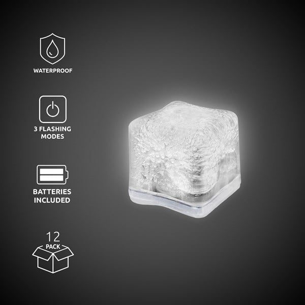 White LED Ice Cubes
