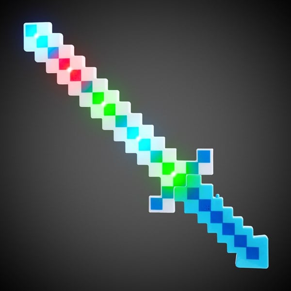 LED Blue Pixel 24" Sword