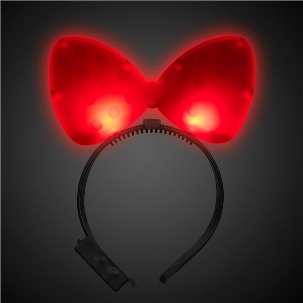 LED Polka Dot Bow Headbands