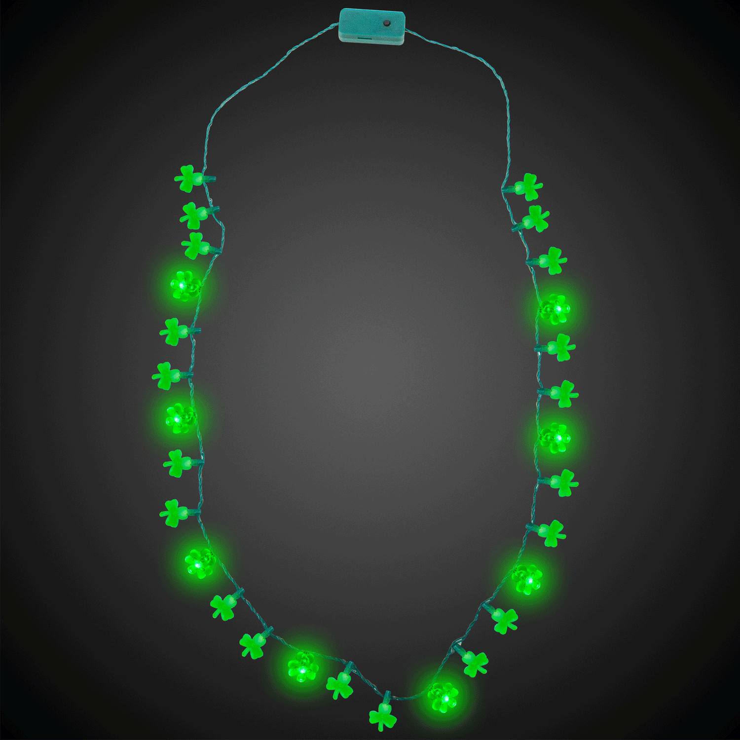 LED Shamrock Necklace