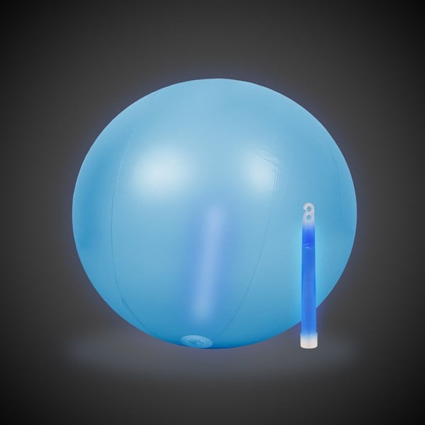 Glow in the Dark 12" Blue Beach Ball