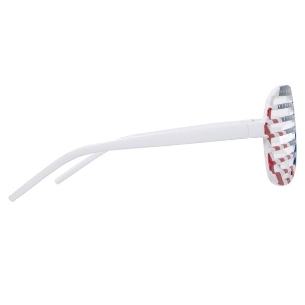 Red/White/Blue Patriotic Slotted Glasses