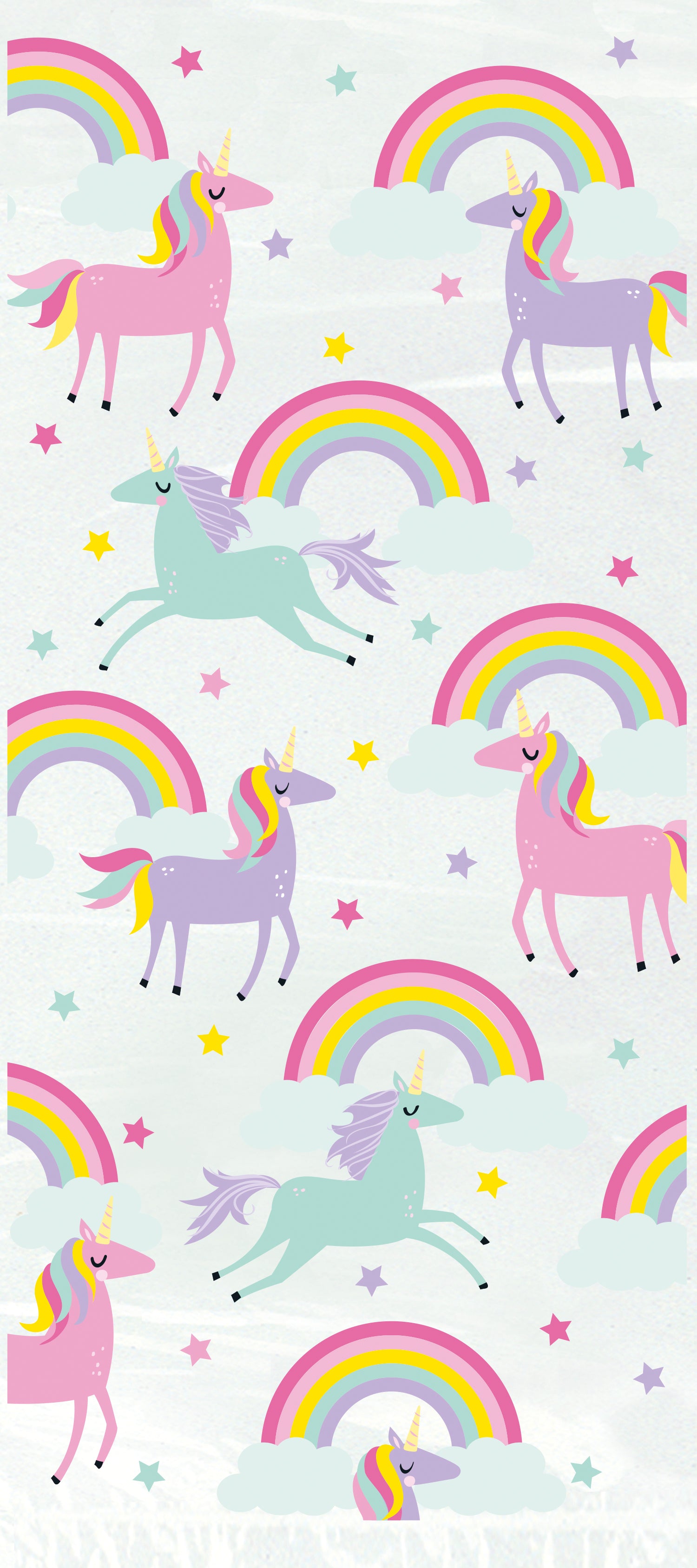 Rainbow & Unicorn Cellophane Bags, 20ct
