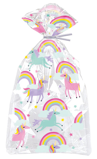 Rainbow & Unicorn Cellophane Bags, 20ct - Image 3