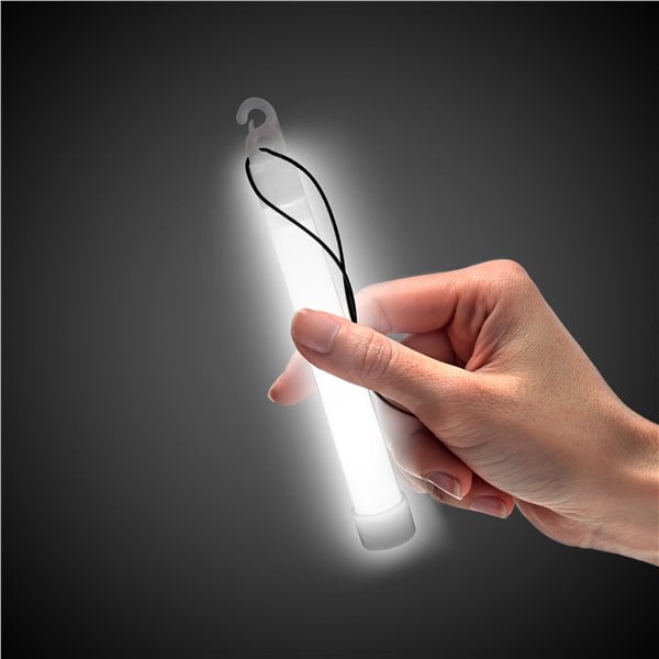 White 30 Minute 6" Glow Stick