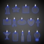 Blue LED Pendant Necklaces