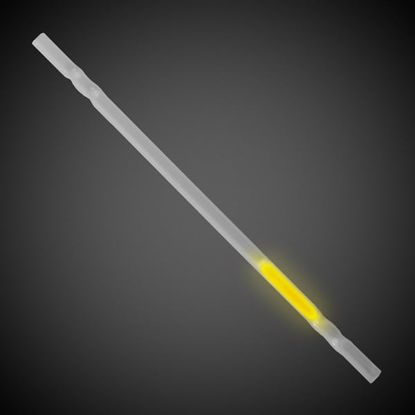 Yellow 9" Glow Motion Straw