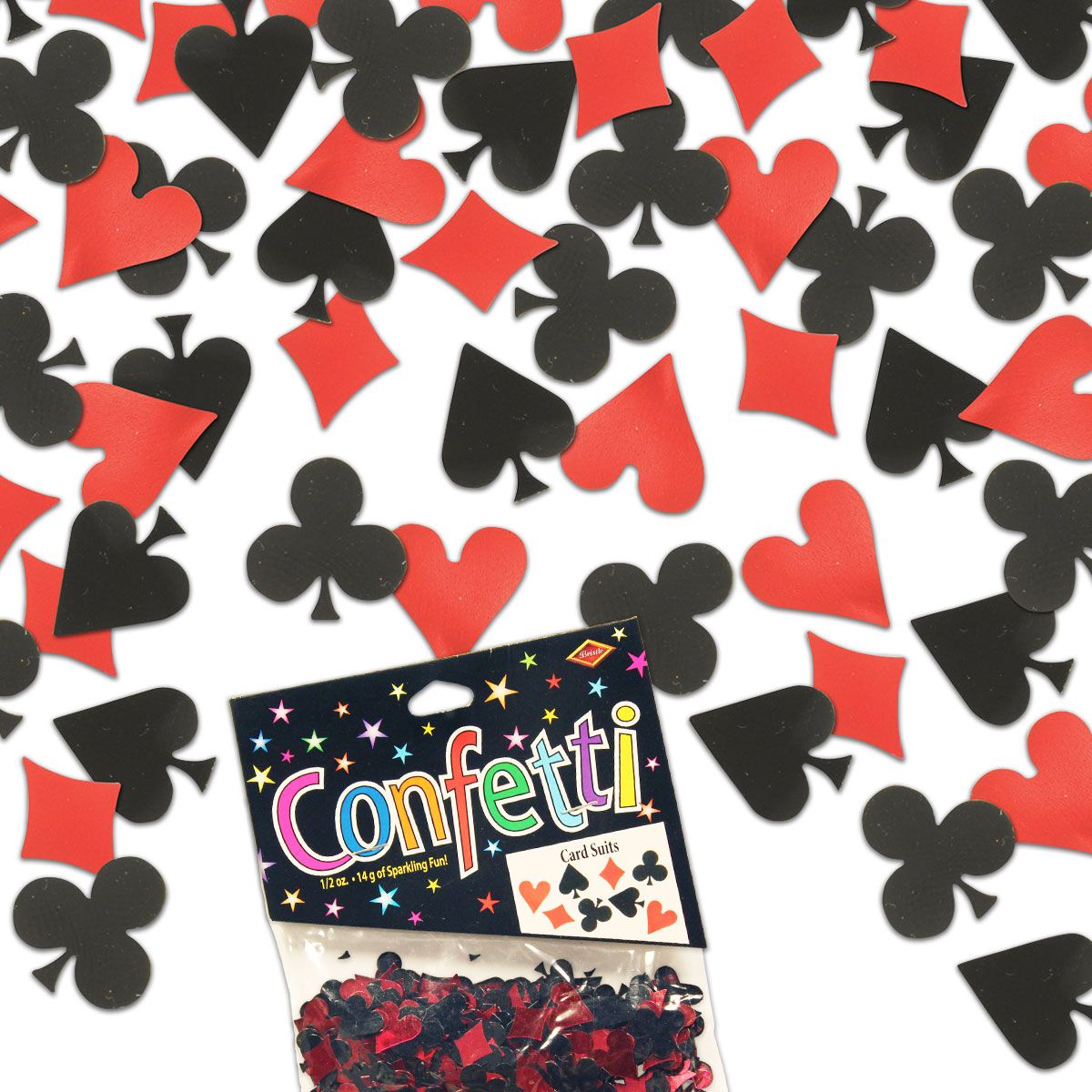 Casino Card Suit Confetti