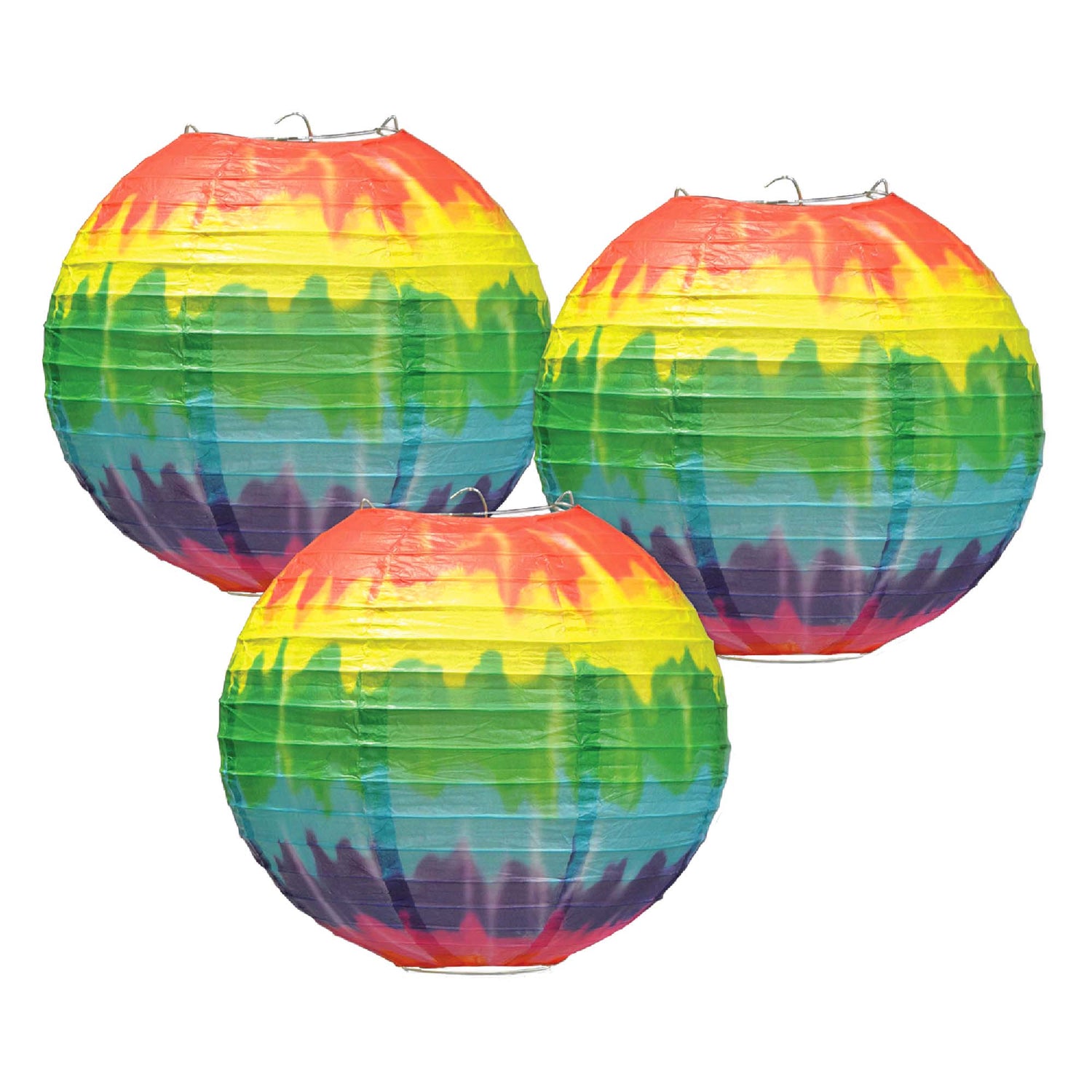 Tie Dye Lanterns