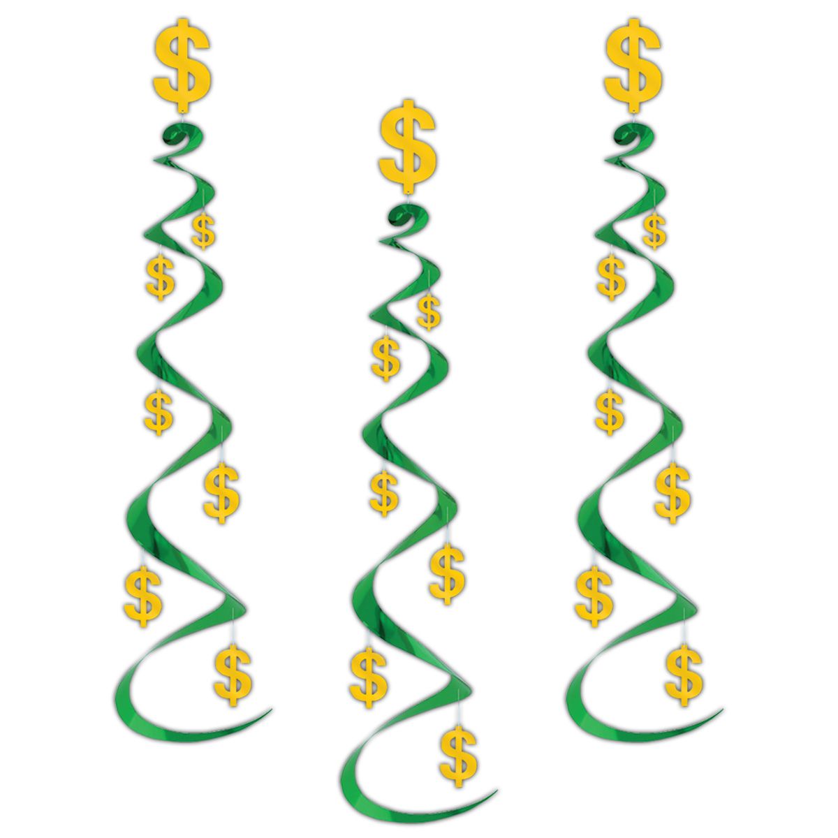 Dollar $ign Hanging Whirls