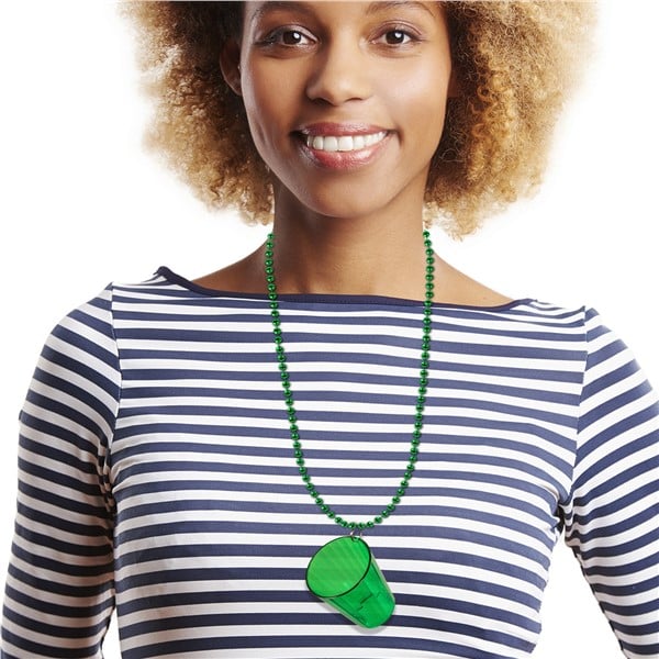 Green Plastic Shot Glass