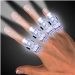 Blue LED Finger Light Rings