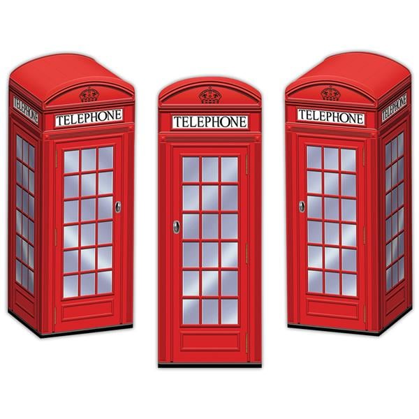 Phone Booth Favor Boxes