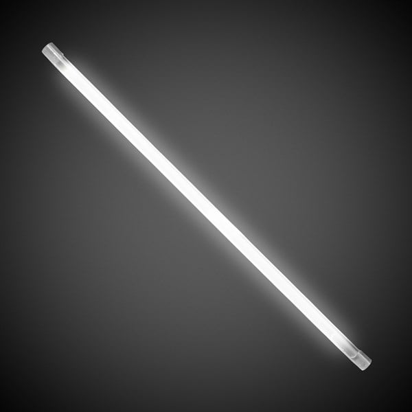 White 9" Glow Straws