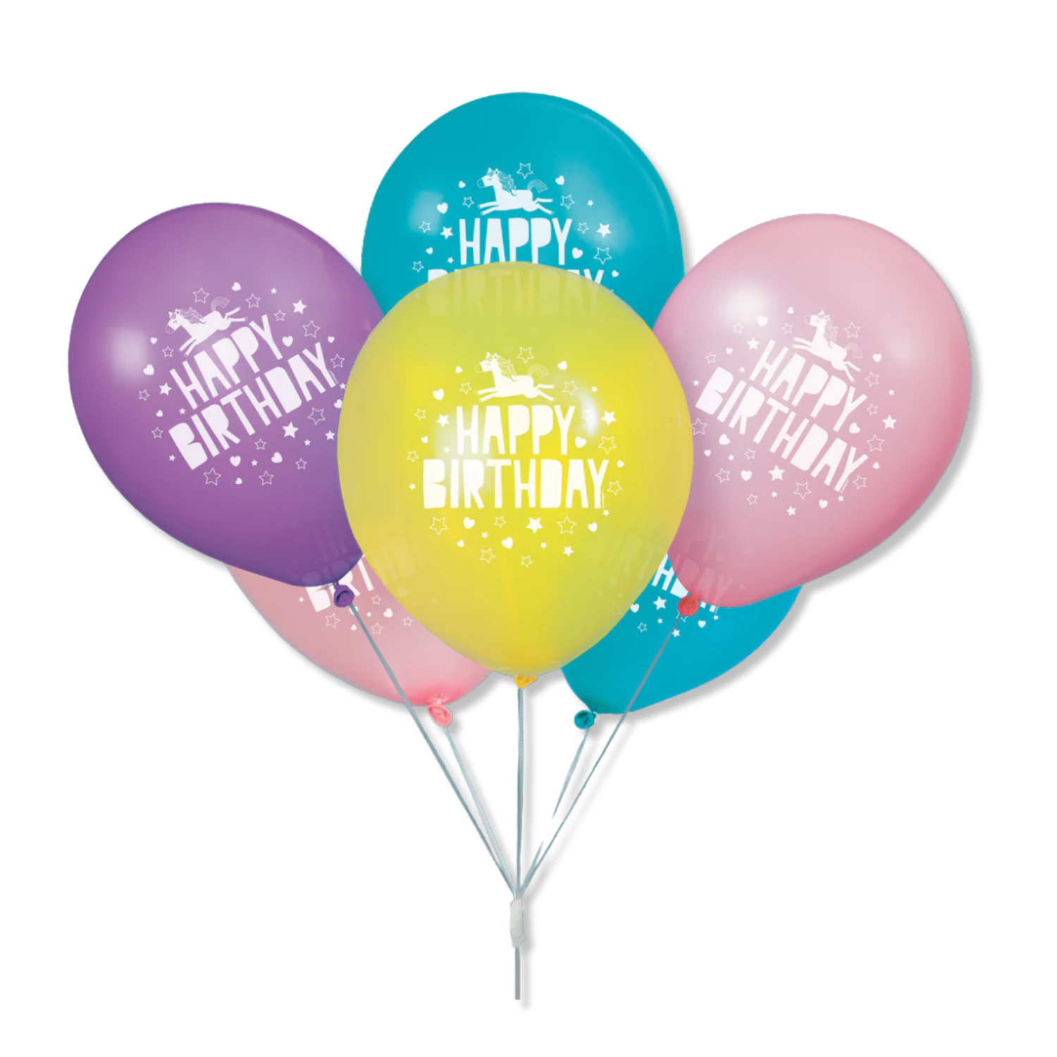 Unicorn 12" Latex Balloons, 8ct