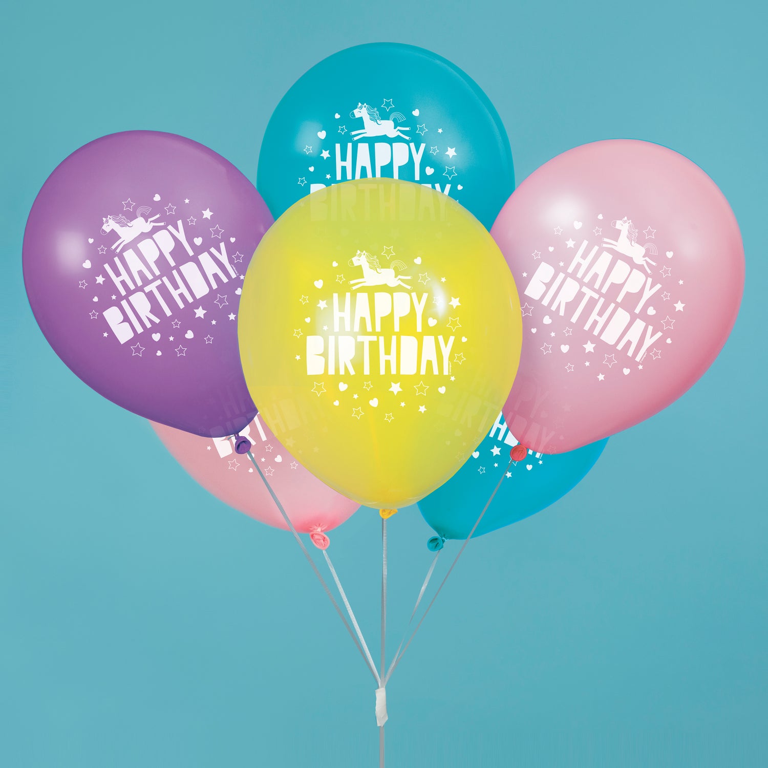 Unicorn 12" Latex Balloons, 8ct - Image 2