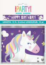 Foil Unicorn Banner, 12 ft - Image 3
