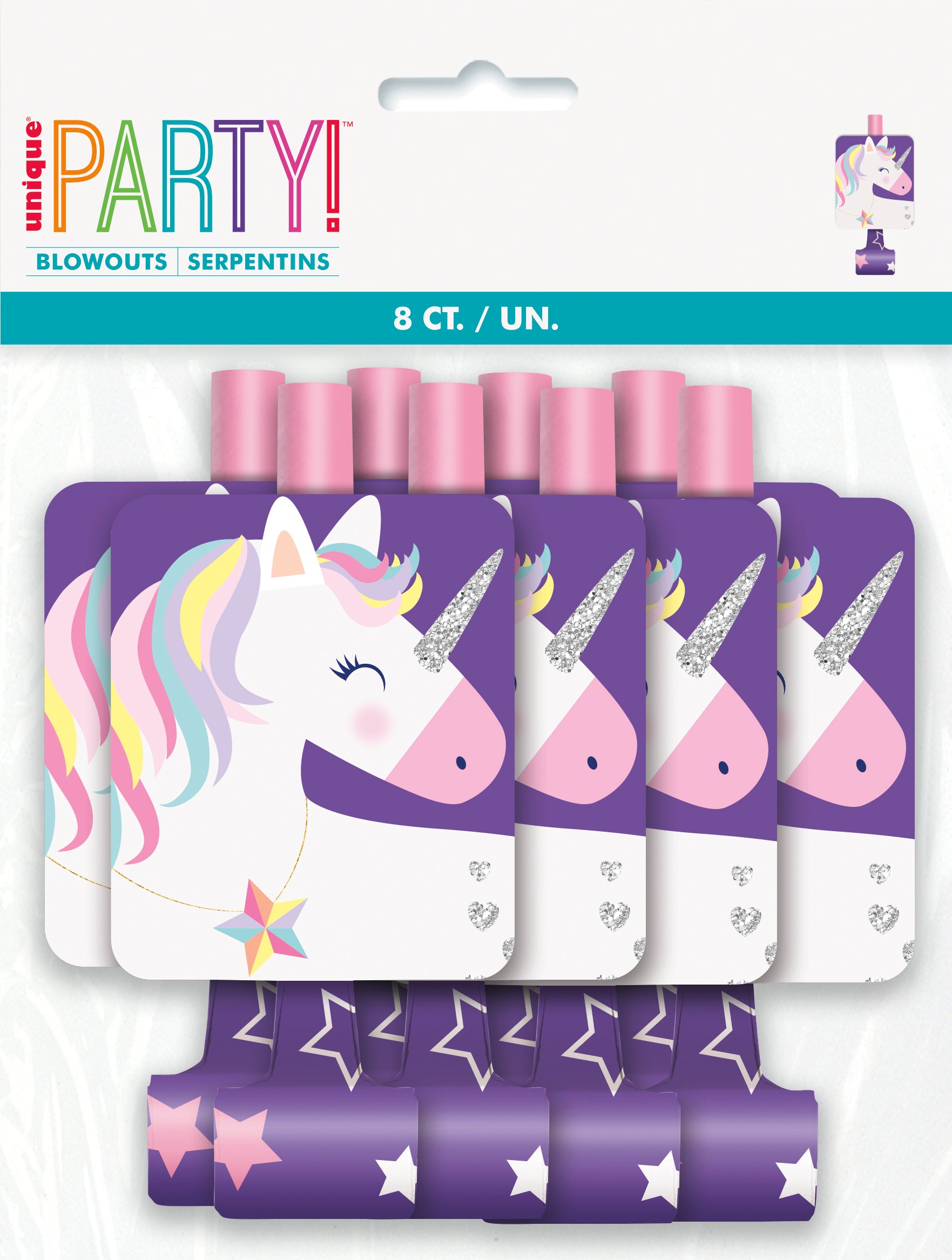Unicorn Blowouts, 8ct - Image 2