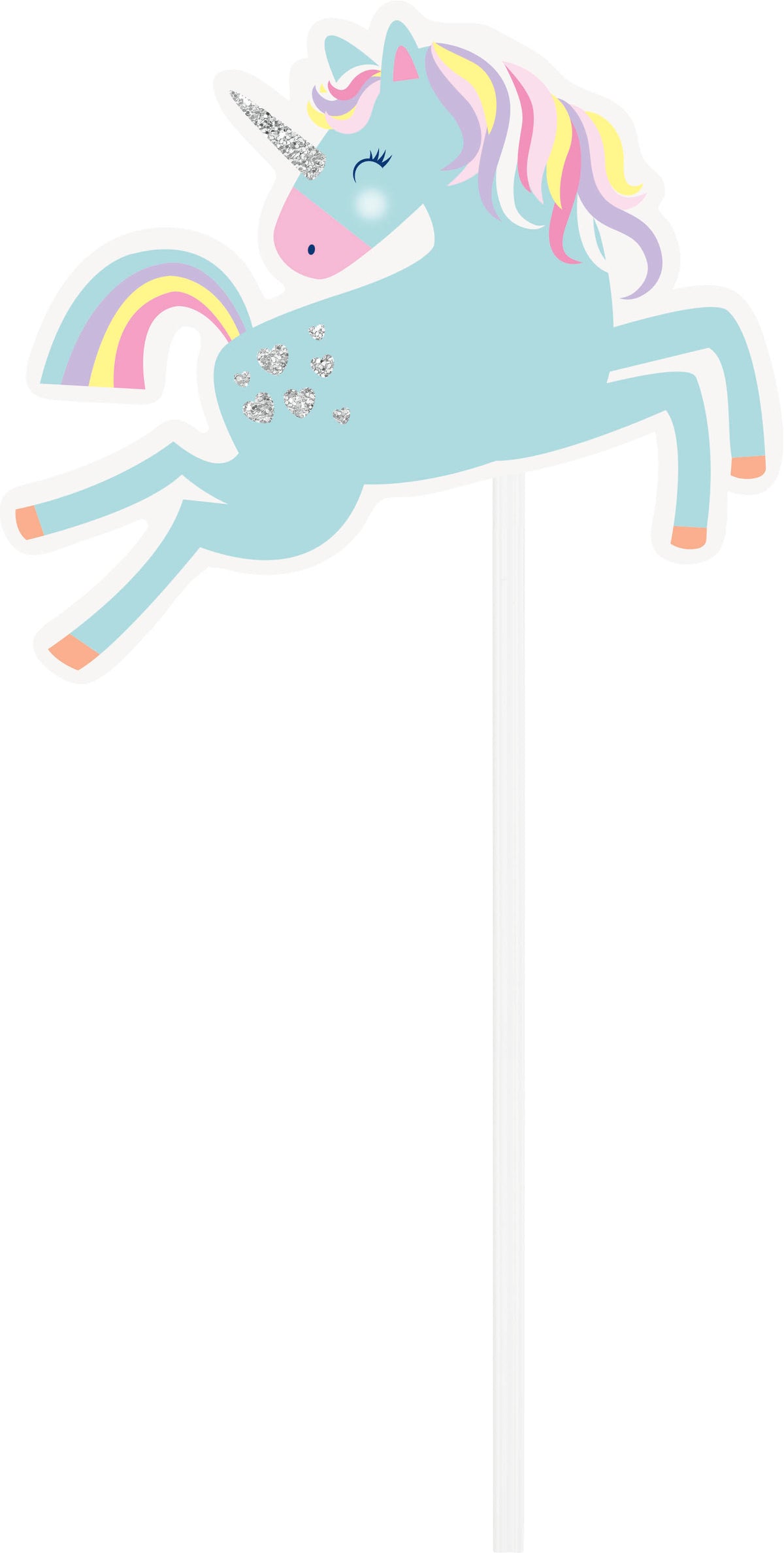 Foil Unicorn Photo Booth Props, 10ct - Image 11