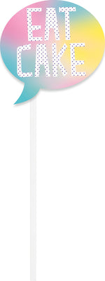 Foil Unicorn Photo Booth Props, 10ct - Image 5