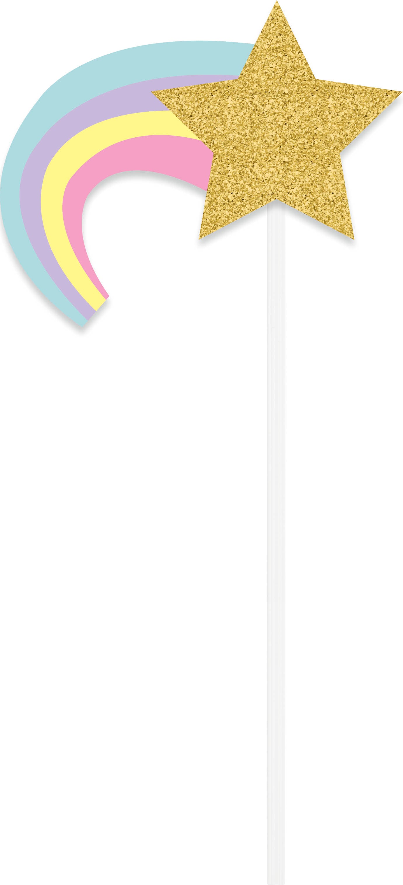 Foil Unicorn Photo Booth Props, 10ct - Image 8